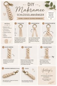 makramee schluesselanhaenger diy anleitung
